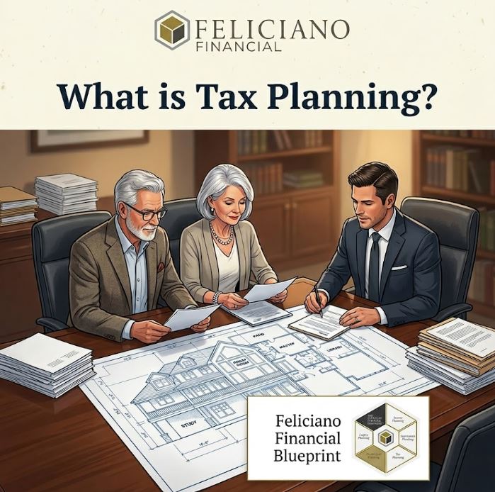 Our expert advisors from Feliciano Financial Group detail what tax planning is and how it integrates with your holistic financial blueprint.